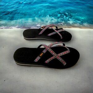 New Teva Women’s Multicolor Olowahu Strap Sandals Multiple Sizes
